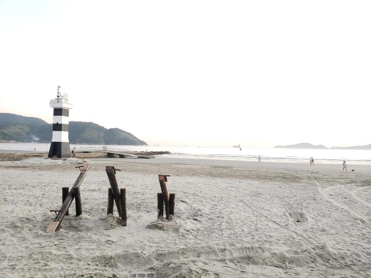 Apartamento Pes Na Areia 산토스 외부 사진