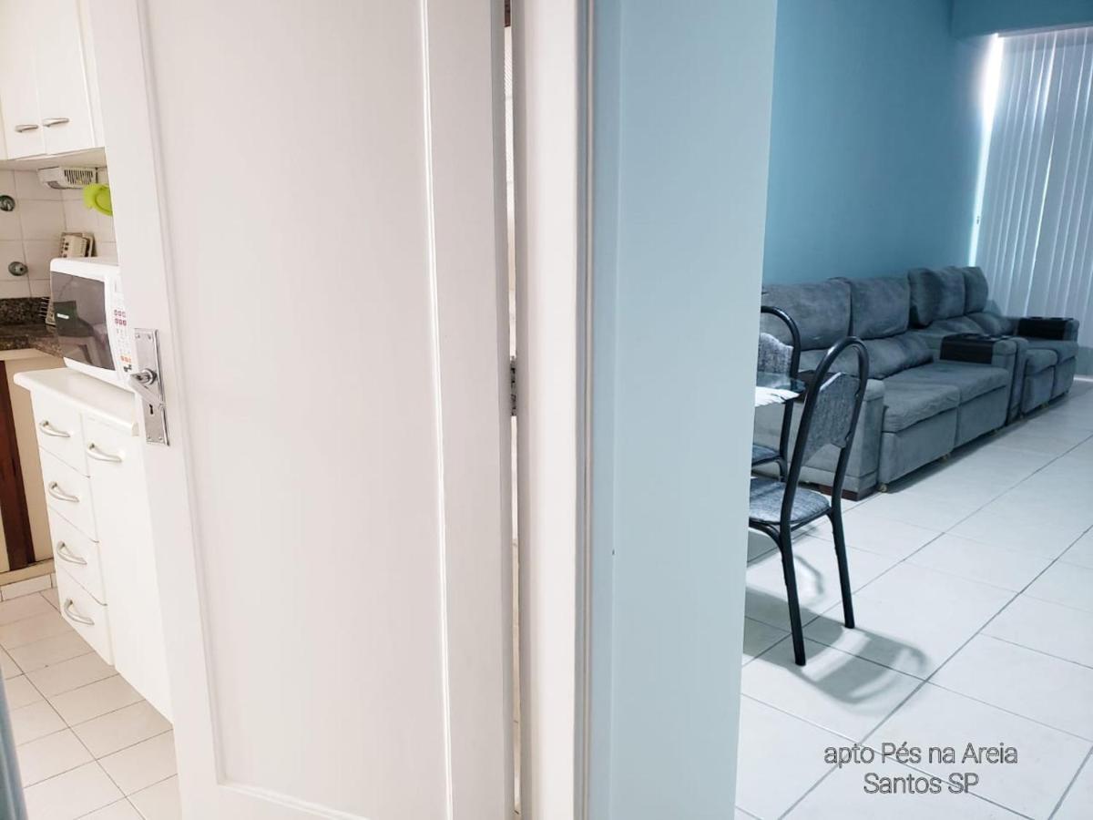 Apartamento Pes Na Areia 산토스 외부 사진