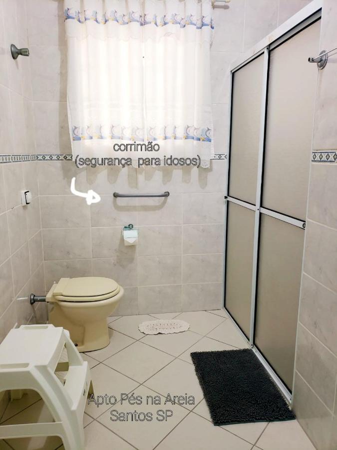 Apartamento Pes Na Areia 산토스 외부 사진